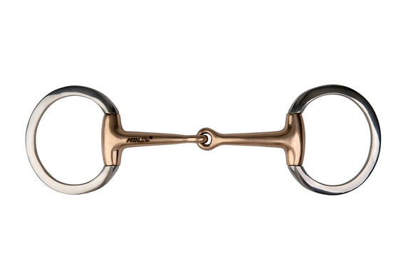 Mors Olive Cyprium Anneaux Plats METALAB - JoliJump, Sellerie et Equipements pour Cheval