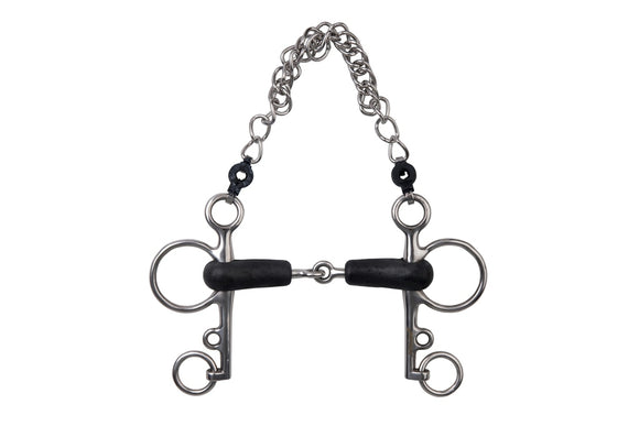 Mors Pelham Caoutchouc METALAB - JoliJump, Sellerie et Equipements pour Cheval