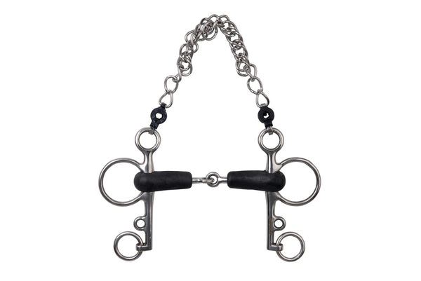 Mors Pelham Caoutchouc METALAB - JoliJump, Sellerie et Equipements pour Cheval