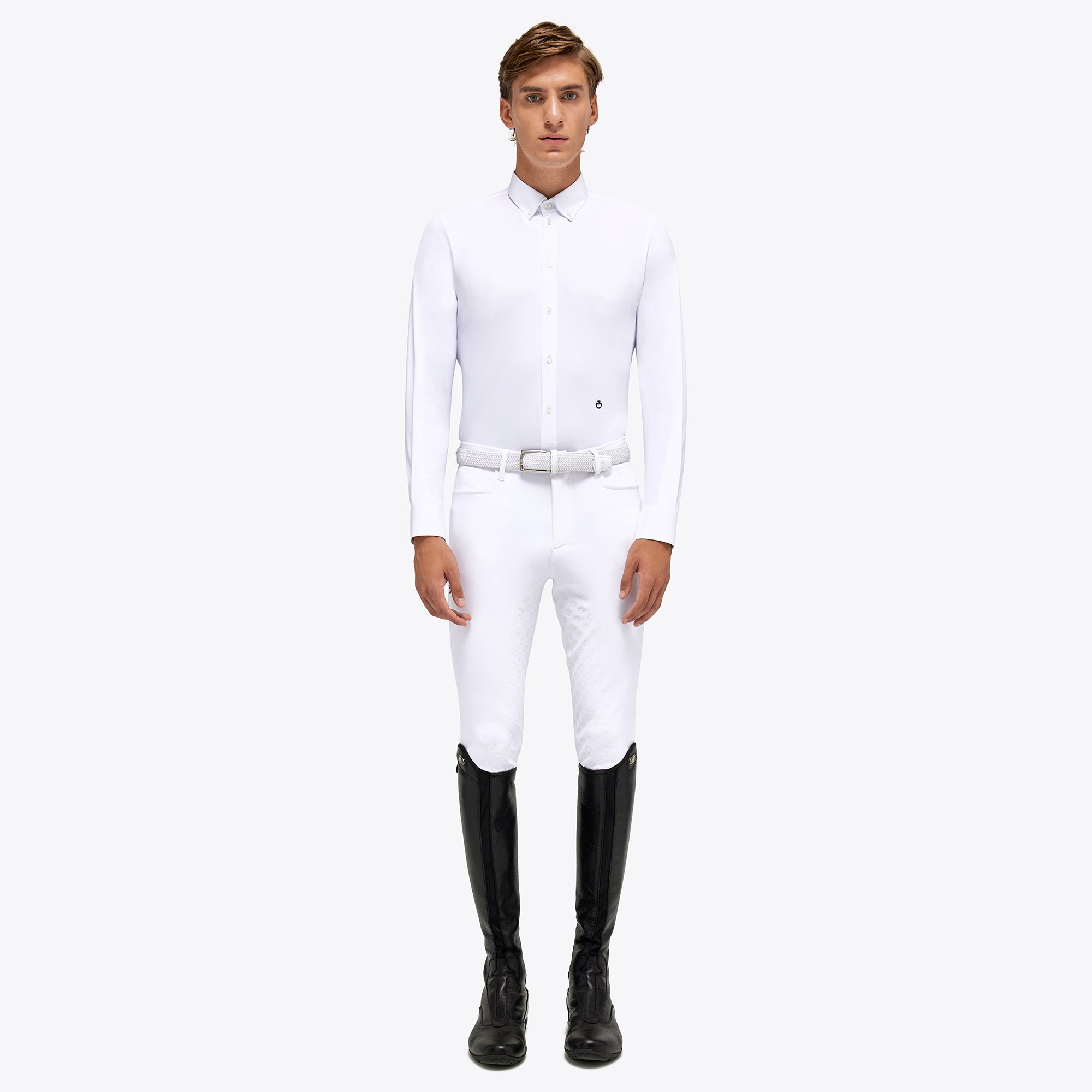 Cavalleria Toscana Guibert Competition Show Shirt light blue mens 40 UK Cavalleria Toscana Guibert Competition Show Shirt light blue mens 40 UK
